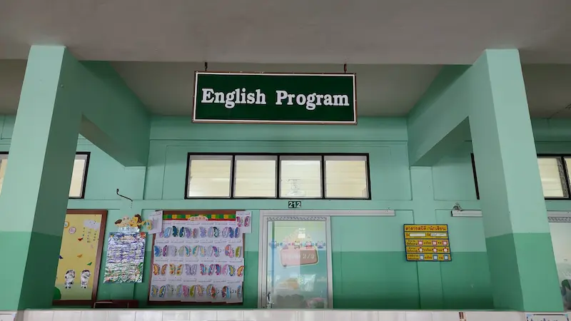 A Thai school English program